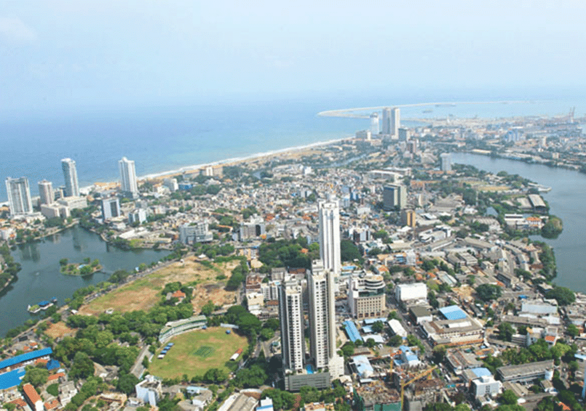 colombo aerial view