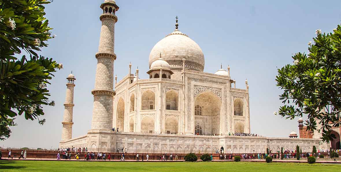 viaje a India: visita del Taj Mahal