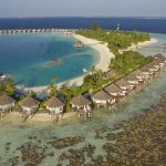 vista aerea Safari Island Resort & Spa Maldives