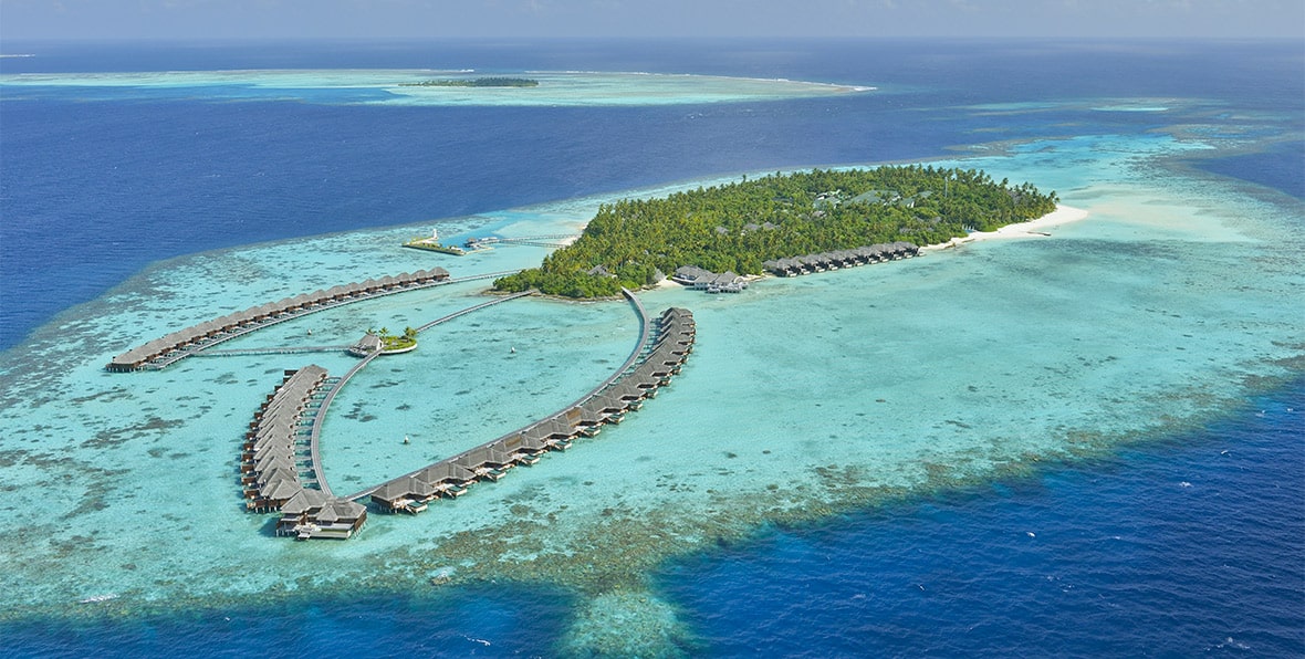vista aérea Ayada Maldives