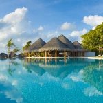 infinity pool en Dusit Thani Maldives