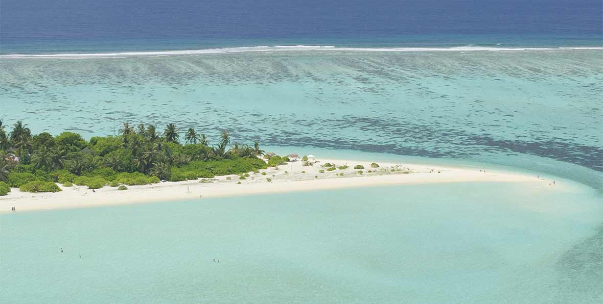 vista aerea de Holiday Island Resort Maldives