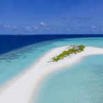 la lengua de arena de Sun Island Maldives