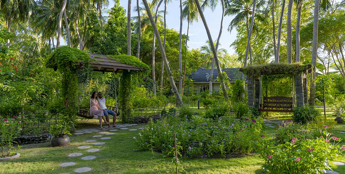 pareja en Sun Island Resort