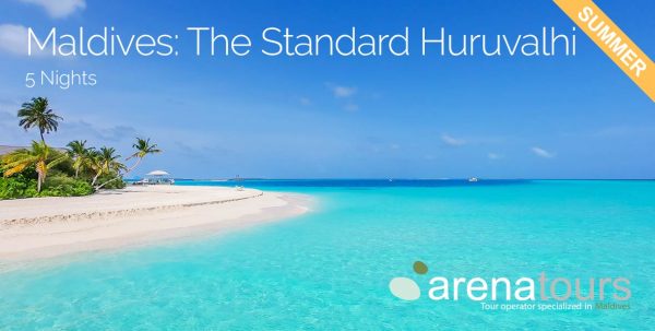 oferta de viaje a Maldivas en The Standard Huruvalhi 5 noches en verano 2020