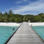 arrival jetty de Vakkaru Maldives