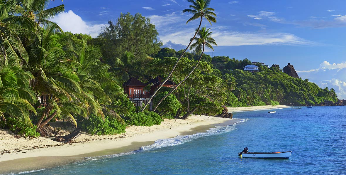 vista aerea DoubleTree Resort by Hilton Seychelles