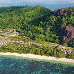 Kempinski Seychelles desde un drone