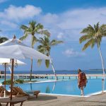 la piscina del Reethi Faaru Maldives