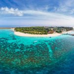 el Reethi Faaru Resort visto por un drone