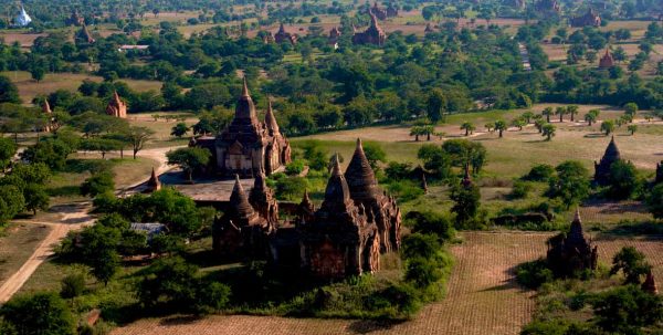 vista aérea Myanmar