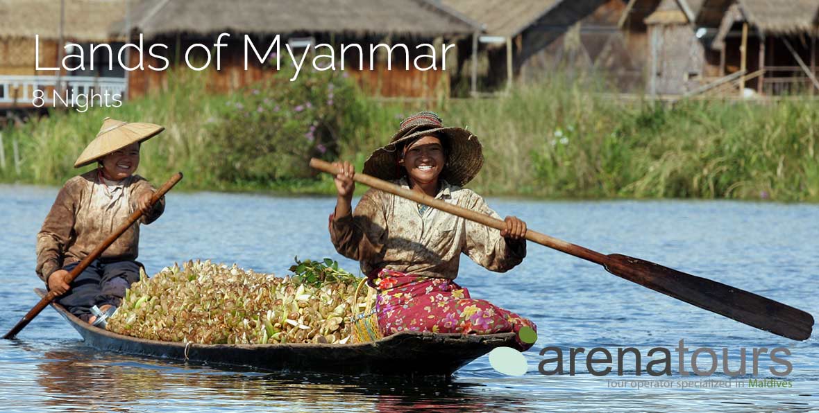 voaje a myanmar: tour tierras de myanmar de 8 noches