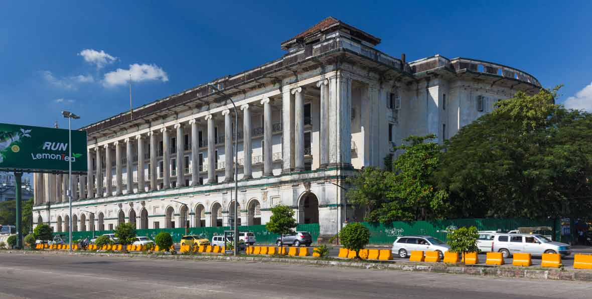 Yangon Edificio Colonial - arenatours.com
