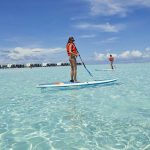 stand-up paddle en Riu Atoll Maldives