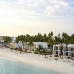 la plya y las villas de Riu Atoll Maldives