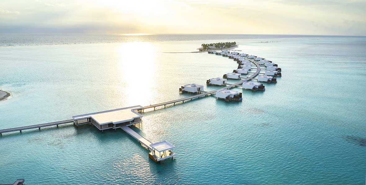 Riu Palace Maldives al atardecer