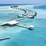 el muelle de llegada a Riu Palace Maldives