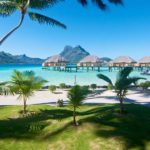 vistas a la laguna de Bora Bora Pearl Beach