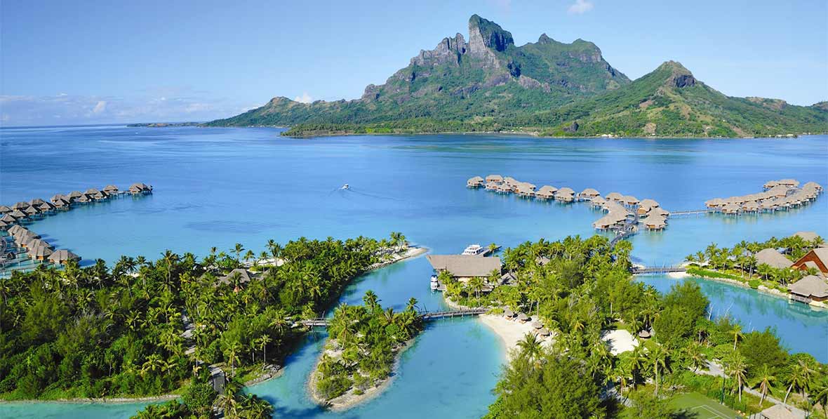vista aerea Four Seasons Resort Bora Bora