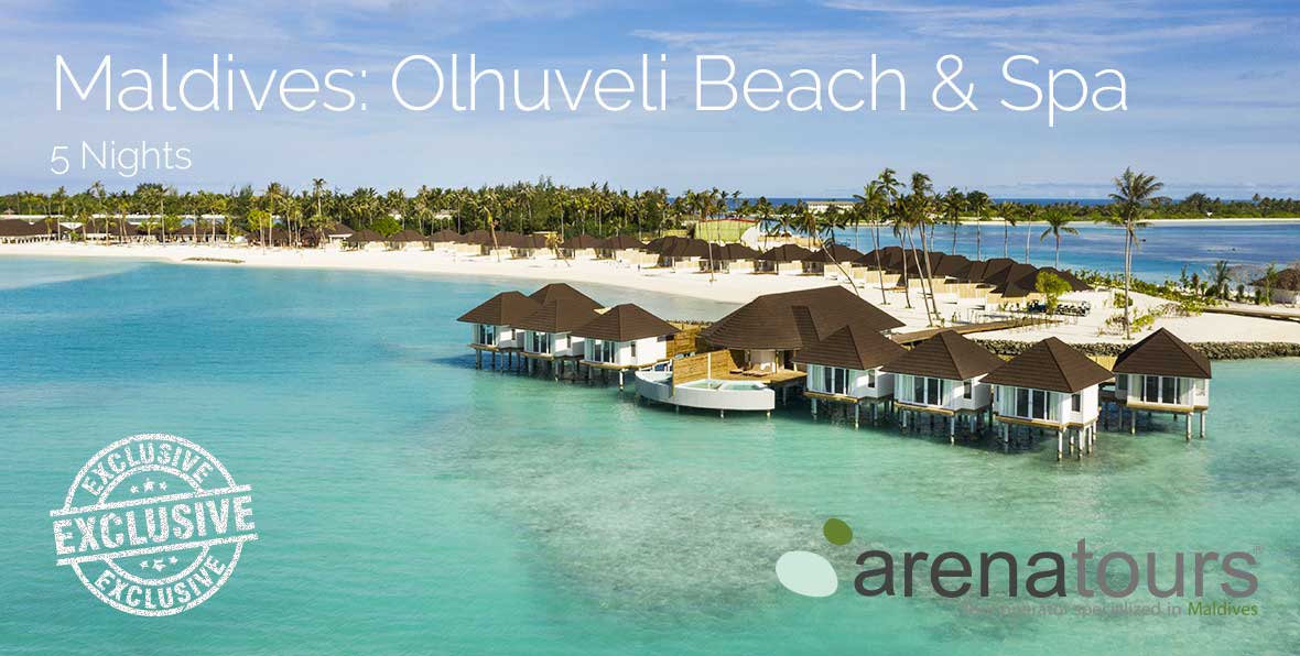 Offre de voyage aux Maldives à Olhuveli Beach & Spa Resort, 5 nuits