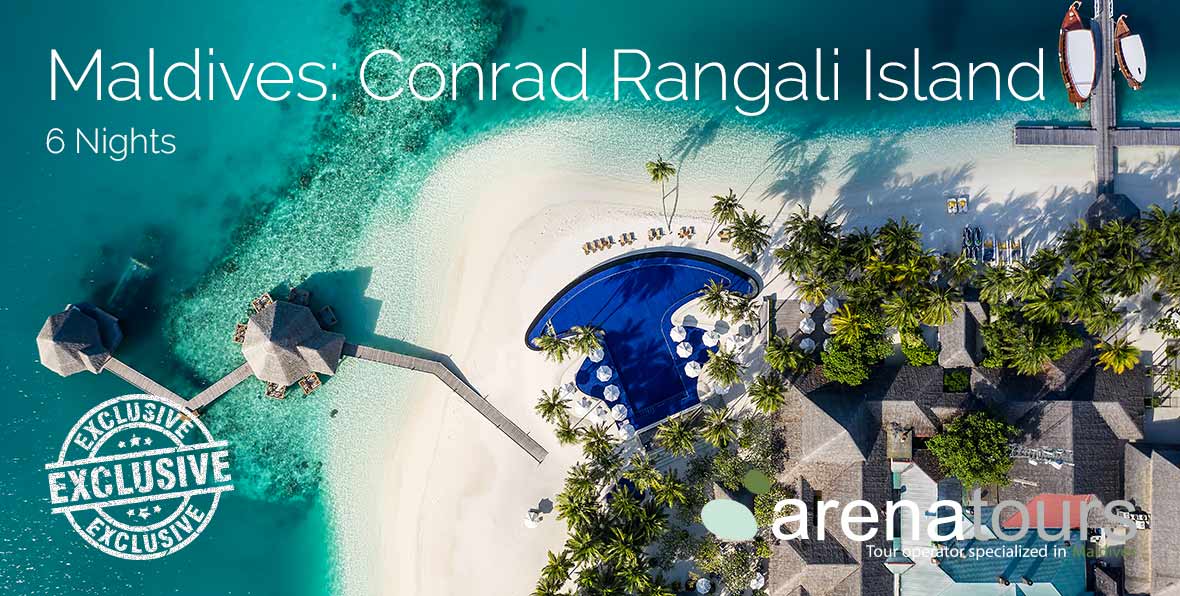 Oferta de viaje a Maldivas: 6 noches en Conrad Maldives Rangali Island
