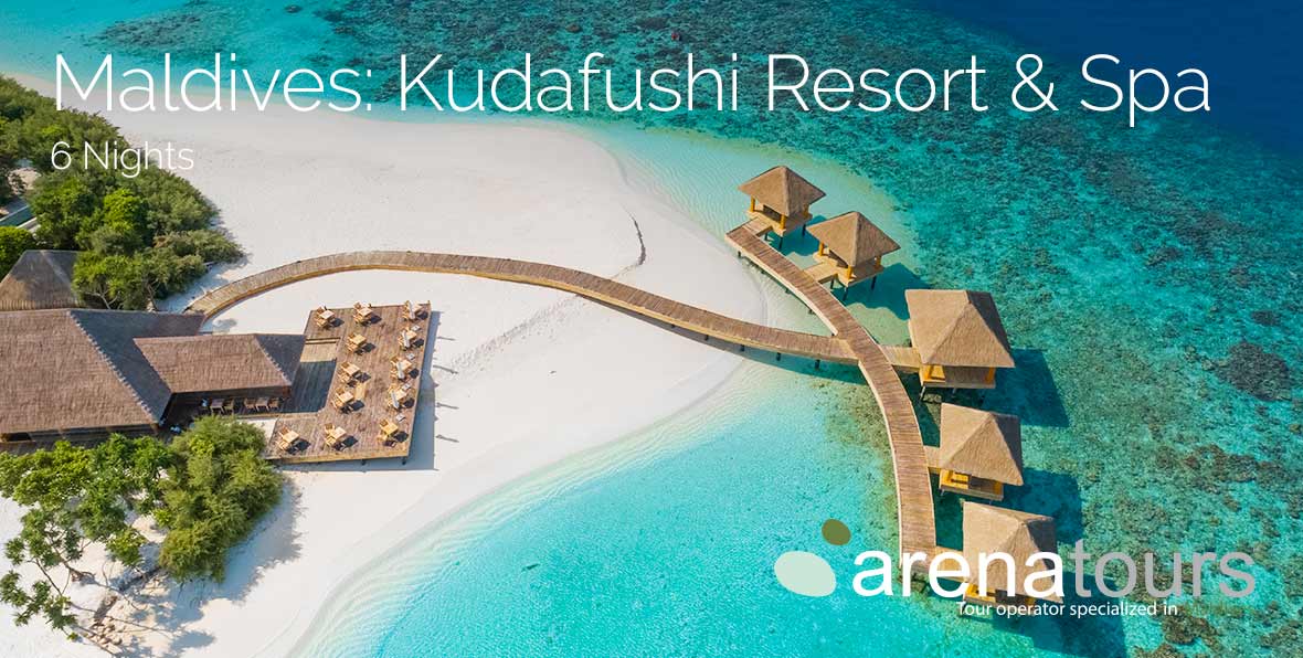 Voyage de dernière minute aux Maldives au Kudafushi Resort & Spa, 6 nuits