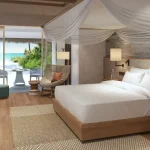 Six Senses Kanuhura Deluxe Beach Villa Suite Pool Bedroom - arenastours.com -