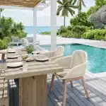 Six Senses Kanuhura Deluxe Beach Villa Suite Pool Outside - arenastours.com -