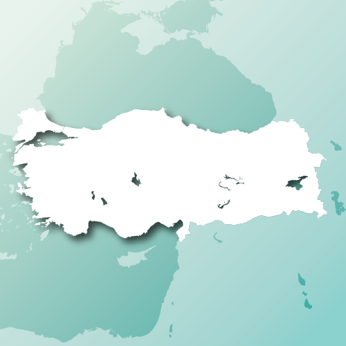 Mapa Turquia - arenatours.com - Turquía