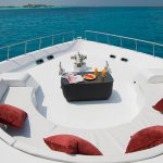 zona relax del Anastasia Luxury Yacht