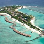 vista aerea Sheraton Maldives Full Moon Resort